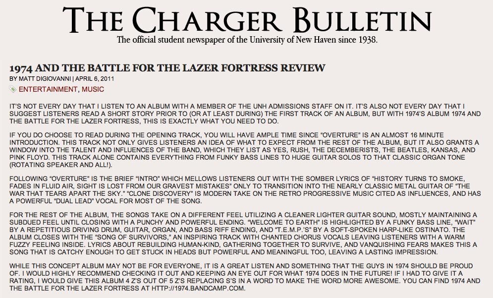 The Charger Bulletin